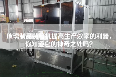 玻璃制品裝箱機提高生產效率的利器，你知道它的神奇之處嗎？