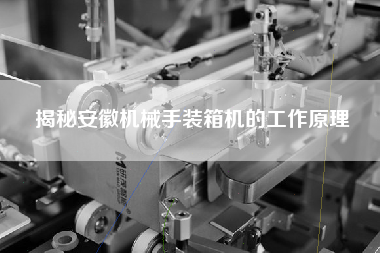 揭秘安徽機(jī)械手裝箱機(jī)的工作原理